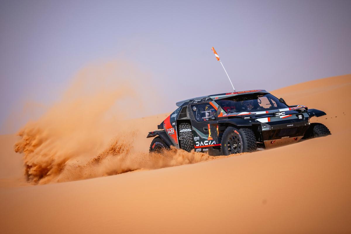 Al-Attiyah y Loeb lideran un doblete de Dacia en la Etapa 6 del Dakar 2026 Al-Attiyah y Loeb lideran un doblete de Dacia en la Etapa 6 del Dakar 2026