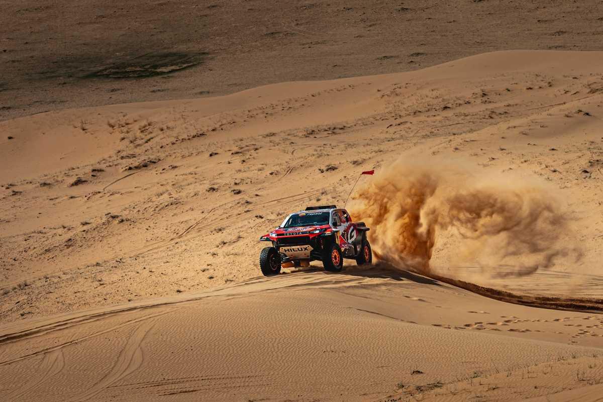Toyota GR Hilux logra un podio en la dura etapa 6 del Dakar Toyota GR Hilux logra un podio en la dura etapa 6 del Dakar