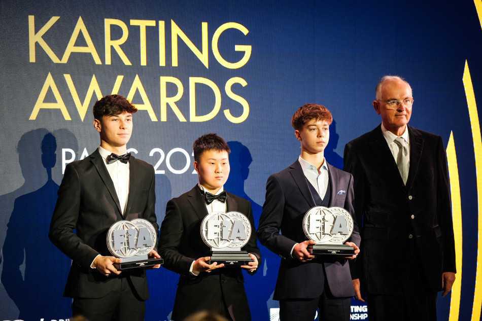 Los campeones del karting mundial de 2025 reciben sus premios en París Los campeones del karting mundial de 2025 reciben sus premios en París