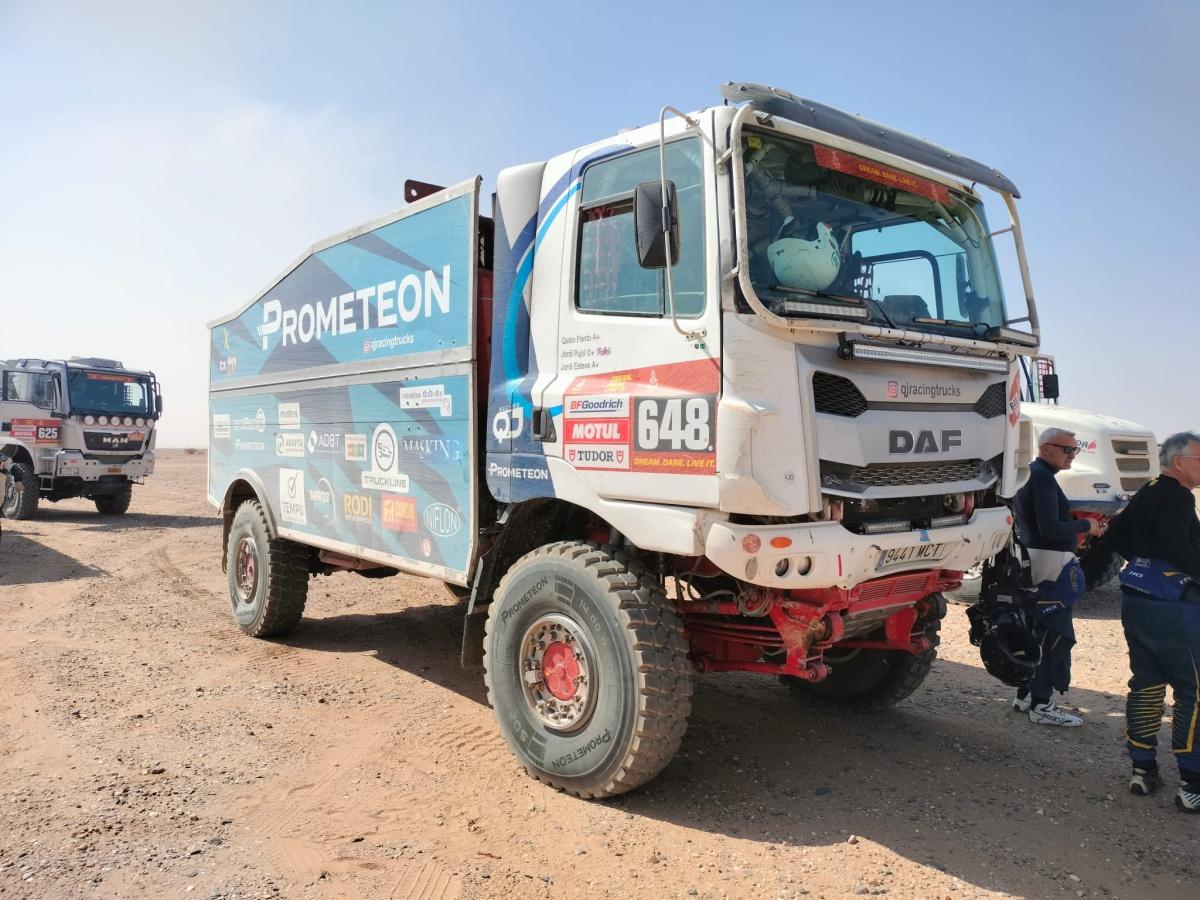 Pol Tibau debuta como piloto de camión en el Dakar 2026