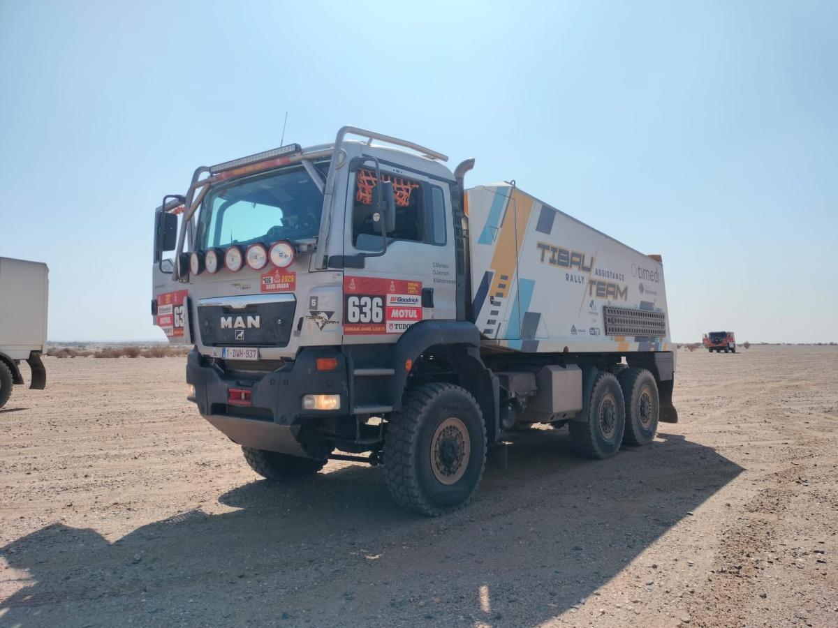 Pol Tibau debuta como piloto de camión en el Dakar 2026 Pol Tibau debuta como piloto de camión en el Dakar 2026