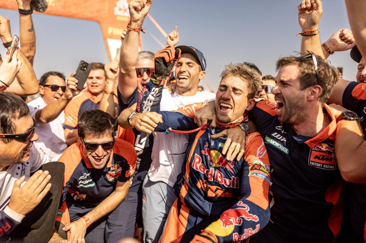 Dakar 2026 › Motos › Clasificación final › Luciano Benavides: Vencedor