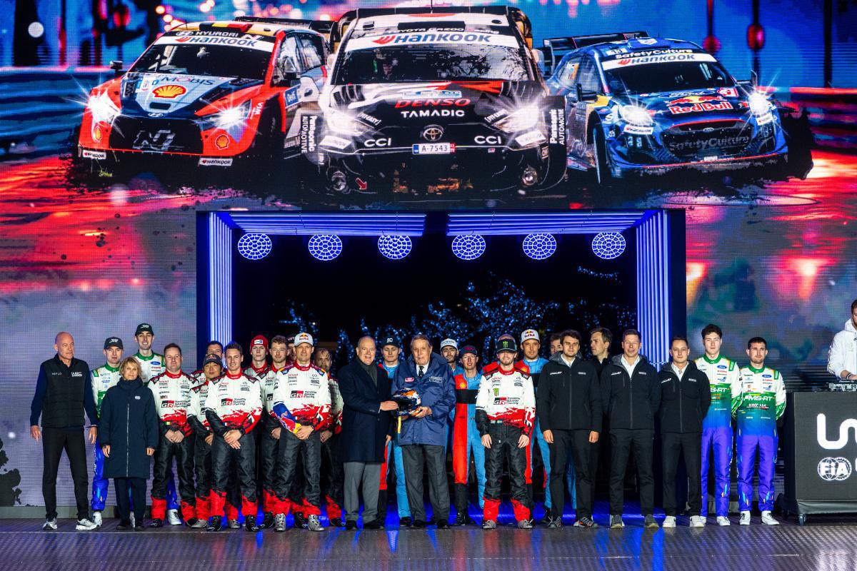 El WRC brilla en la glamurosa presentación de la temporada 2026 en Mónaco