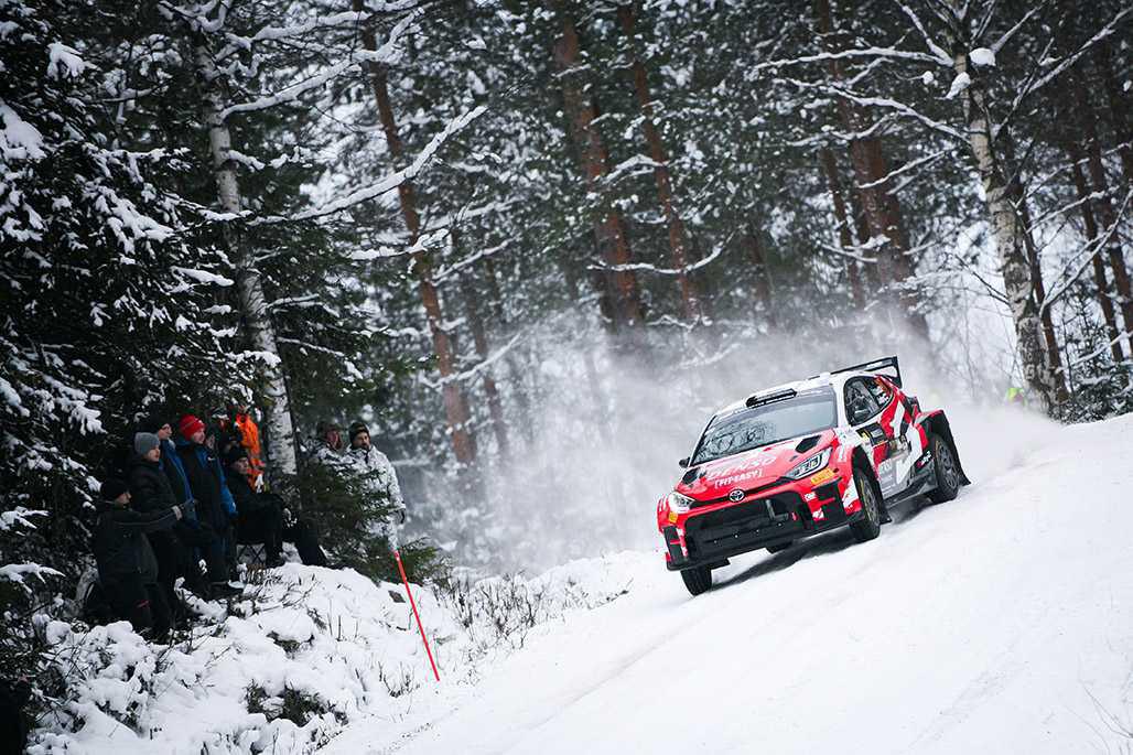Los jóvenes del Toyota WRC Challenge debutan sobre hielo en el Ralli Mikkeli