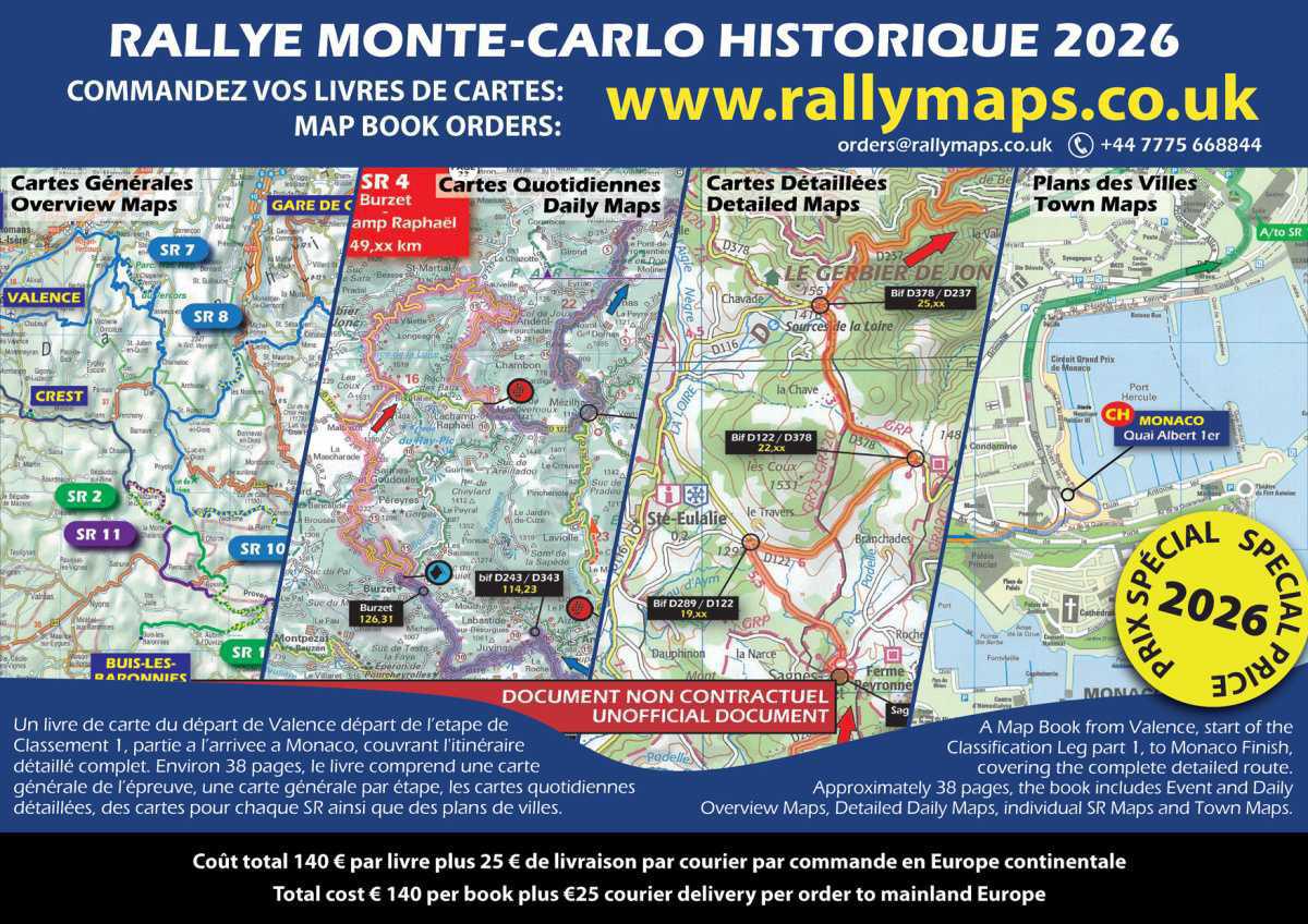 Rallye Monte-Carlo Histórico › Seis ciudades de salida y tramos en carretera cerrada Rallye Monte-Carlo Histórico › Seis ciudades de salida y tramos en carretera cerrada