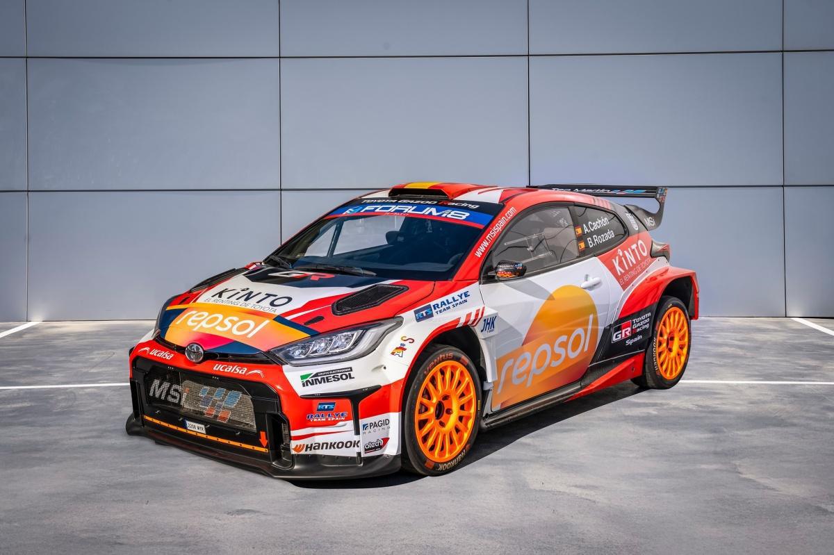 El Toyota GR Yaris Rally2 de Cachón y Rozada estrena nueva decoración El Toyota GR Yaris Rally2 de Cachón y Rozada estrena nueva decoración