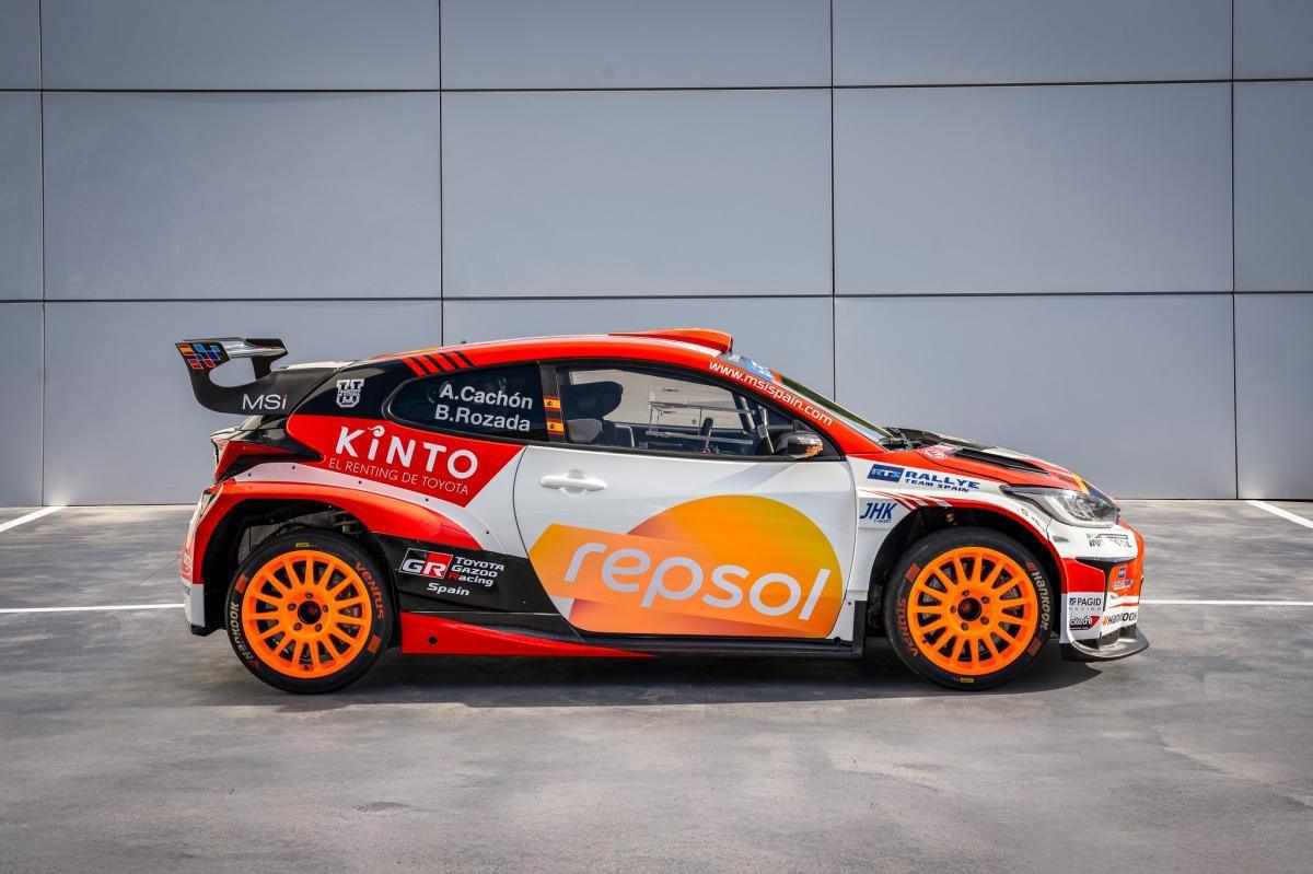 El Toyota GR Yaris Rally2 de Cachón y Rozada estrena nueva decoración El Toyota GR Yaris Rally2 de Cachón y Rozada estrena nueva decoración