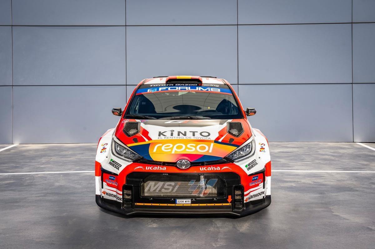 El Toyota GR Yaris Rally2 de Cachón y Rozada estrena nueva decoración El Toyota GR Yaris Rally2 de Cachón y Rozada estrena nueva decoración