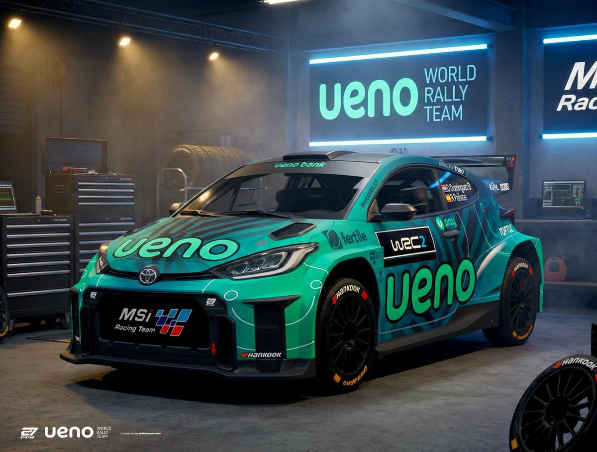 Diego Domínguez y Rogelio Peñate presentan el diseño de su Toyota GR Yaris Rally2 Diego Domínguez y Rogelio Peñate presentan el diseño de su Toyota GR Yaris Rally2