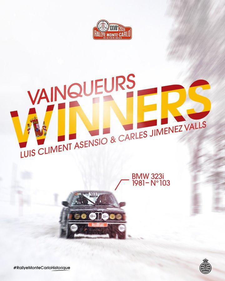 Rallye Monte-Carlo Histórico › Climent y Jiménez ganan en una noche de suspense Rallye Monte-Carlo Histórico › Climent y Jiménez ganan en una noche de suspense