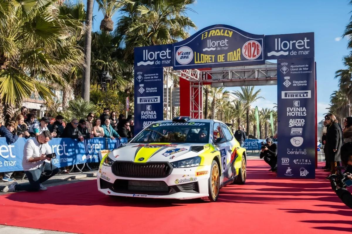 Jordan Berfa domina la primera etapa del Rally Lloret con 40 segundos de ventaja