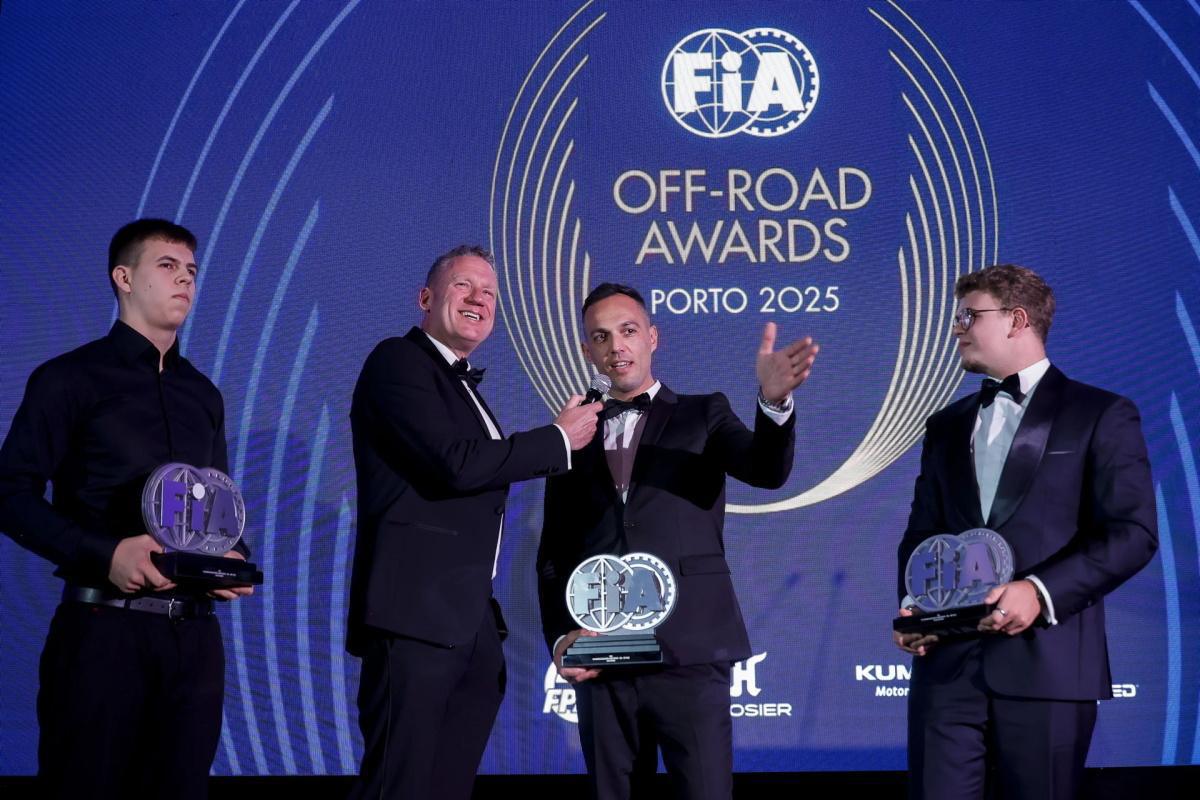 Johan Kristoffersson recoge su octavo título mundial en la Gala FIA Off-Road 2025 Johan Kristoffersson recoge su octavo título mundial en la Gala FIA Off-Road 2025