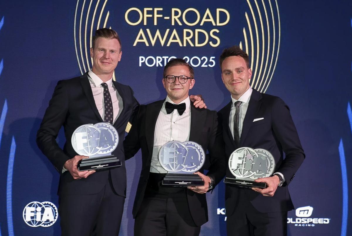 Johan Kristoffersson recoge su octavo título mundial en la Gala FIA Off-Road 2025