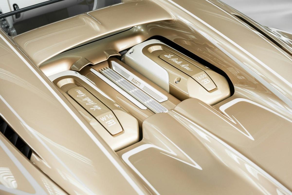 Bugatti presenta el W16 Mistral 'La Perle Rare', una obra de arte sobre ruedas