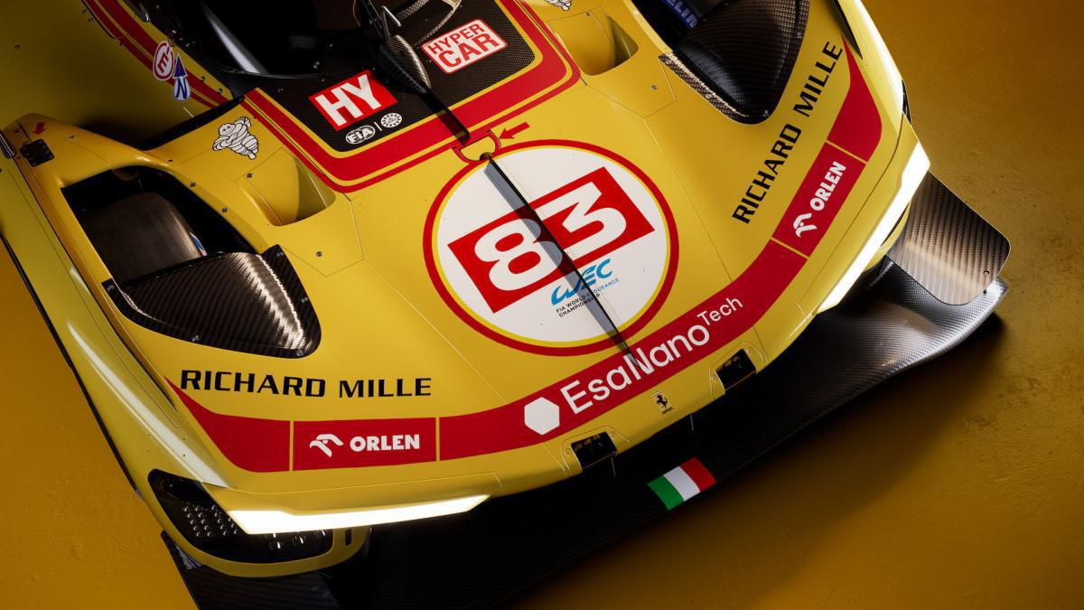 AF Corse presenta el Ferrari 499P con el que Kubica, Hanson y Ye buscarán el título en 2026