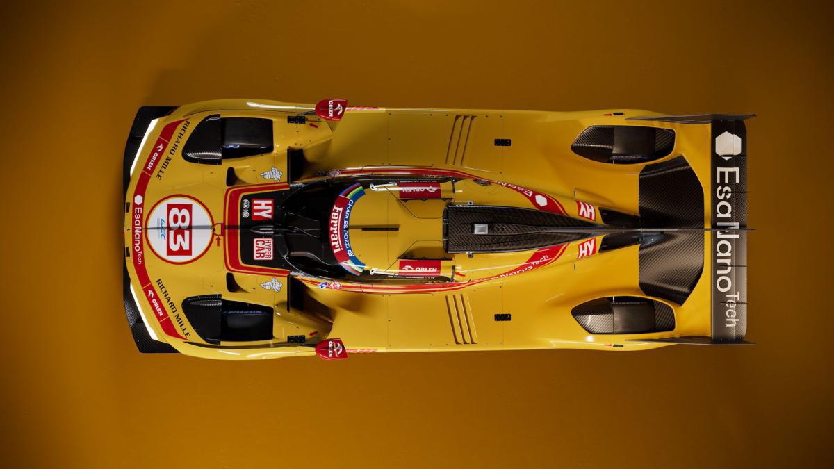 AF Corse presenta el Ferrari 499P con el que Kubica, Hanson y Ye buscarán el título en 2026