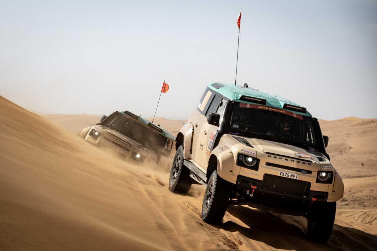 Defender Rally llega a Portugal tras su victoria en el Dakar 2026