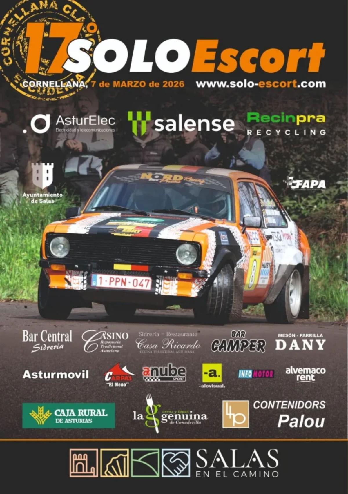 Asturias acoge el 17° Criterium Solo Escort el 7 de marzo