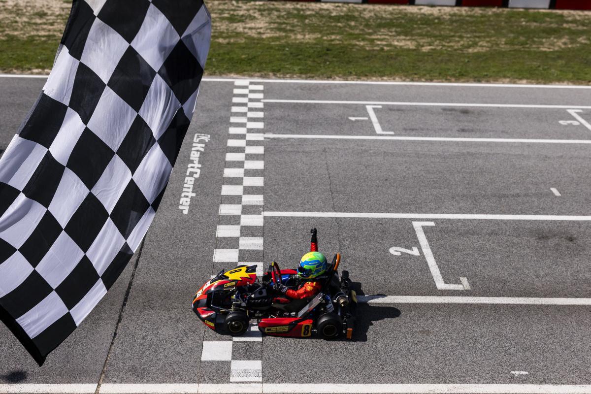 Beny Palacio, de 6 años, se convierte en el ganador más joven del karting nacional en Campillos