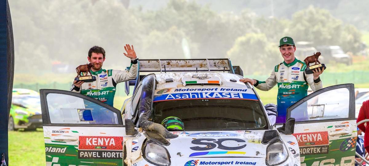Jon Armstrong supera el Safari Rally Kenya como la prueba más dura de su carrera Jon Armstrong supera el Safari Rally Kenya como la prueba más dura de su carrera