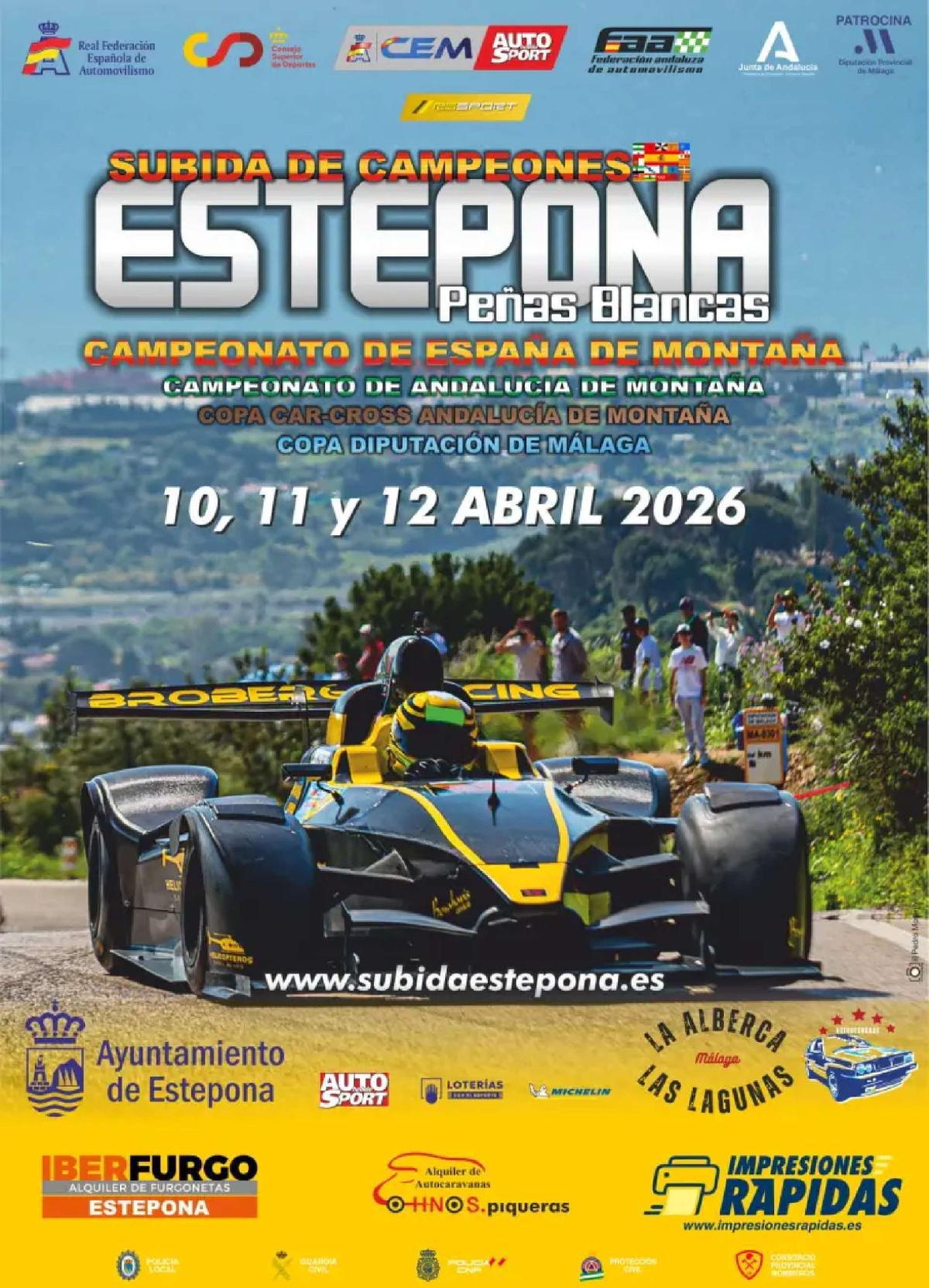 112 pilotos se dan cita en la Subida a Estepona-Peñas Blancas 2026 112 pilotos se dan cita en la Subida a Estepona-Peñas Blancas 2026