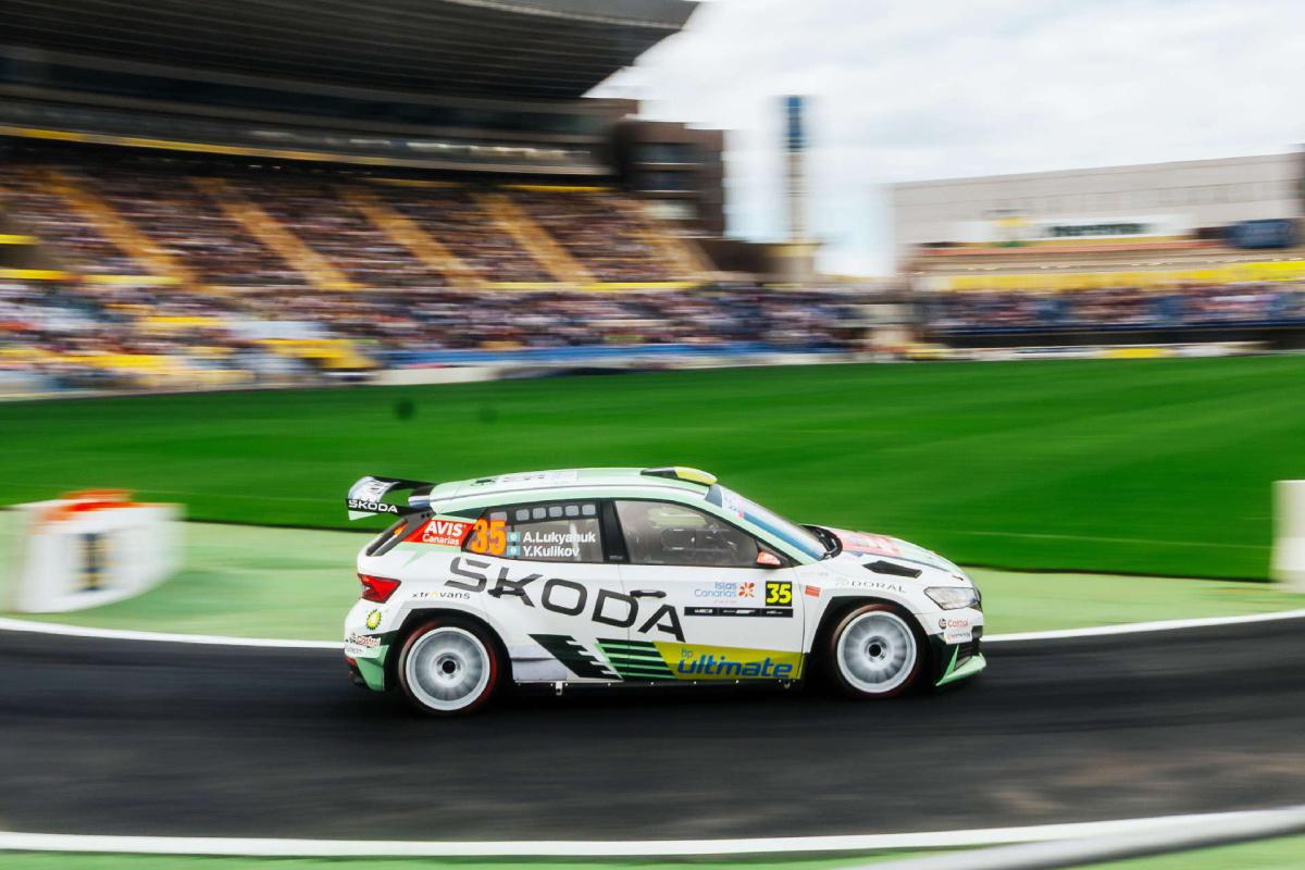 Camilli logra el podio en WRC2 con Skoda en Canarias Camilli logra el podio en WRC2 con Skoda en Canarias