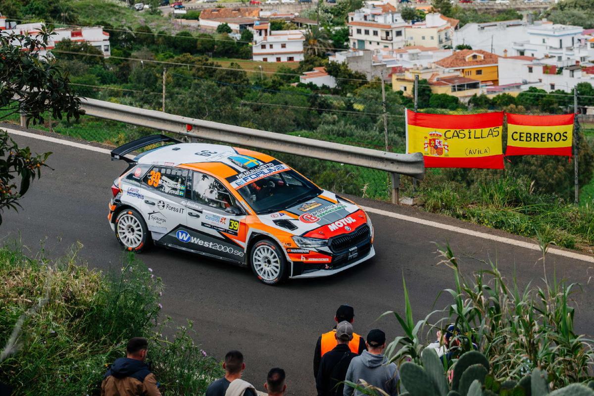Camilli logra el podio en WRC2 con Skoda en Canarias