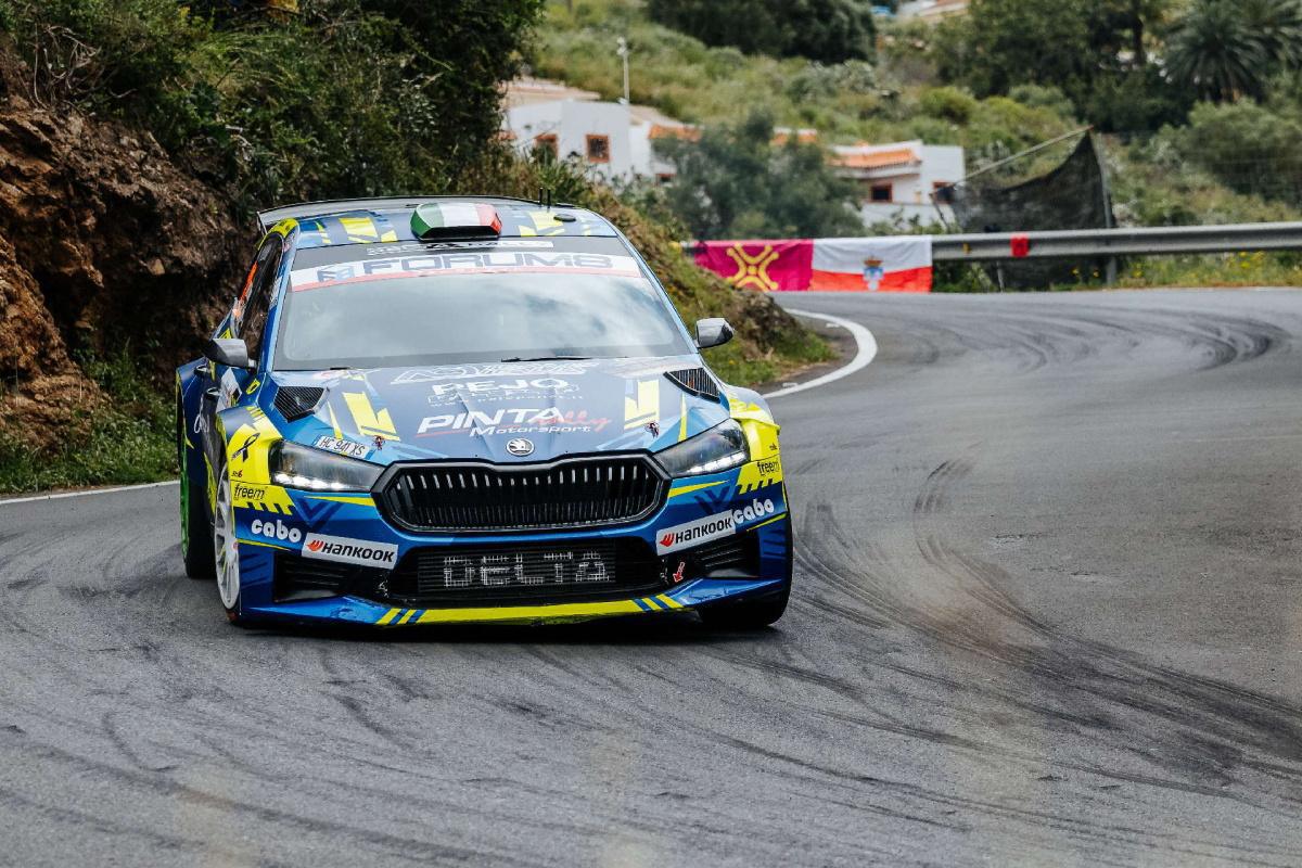 Camilli logra el podio en WRC2 con Skoda en Canarias