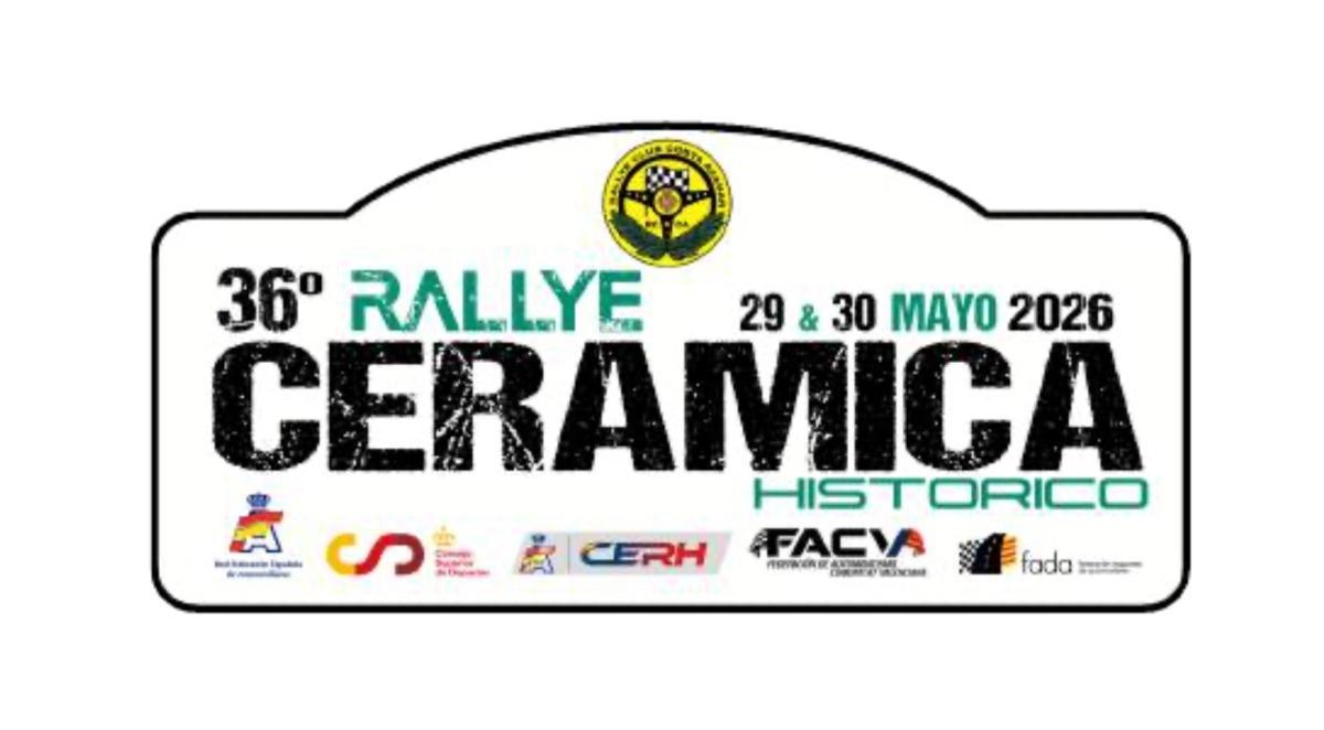 Rallye Cerámica Históricos 2026 se celebra el 29 y 30 de mayo en Castellón con 108 km cronometrados Rallye Cerámica Históricos 2026 se celebra el 29 y 30 de mayo en Castellón con 108 km cronometrados