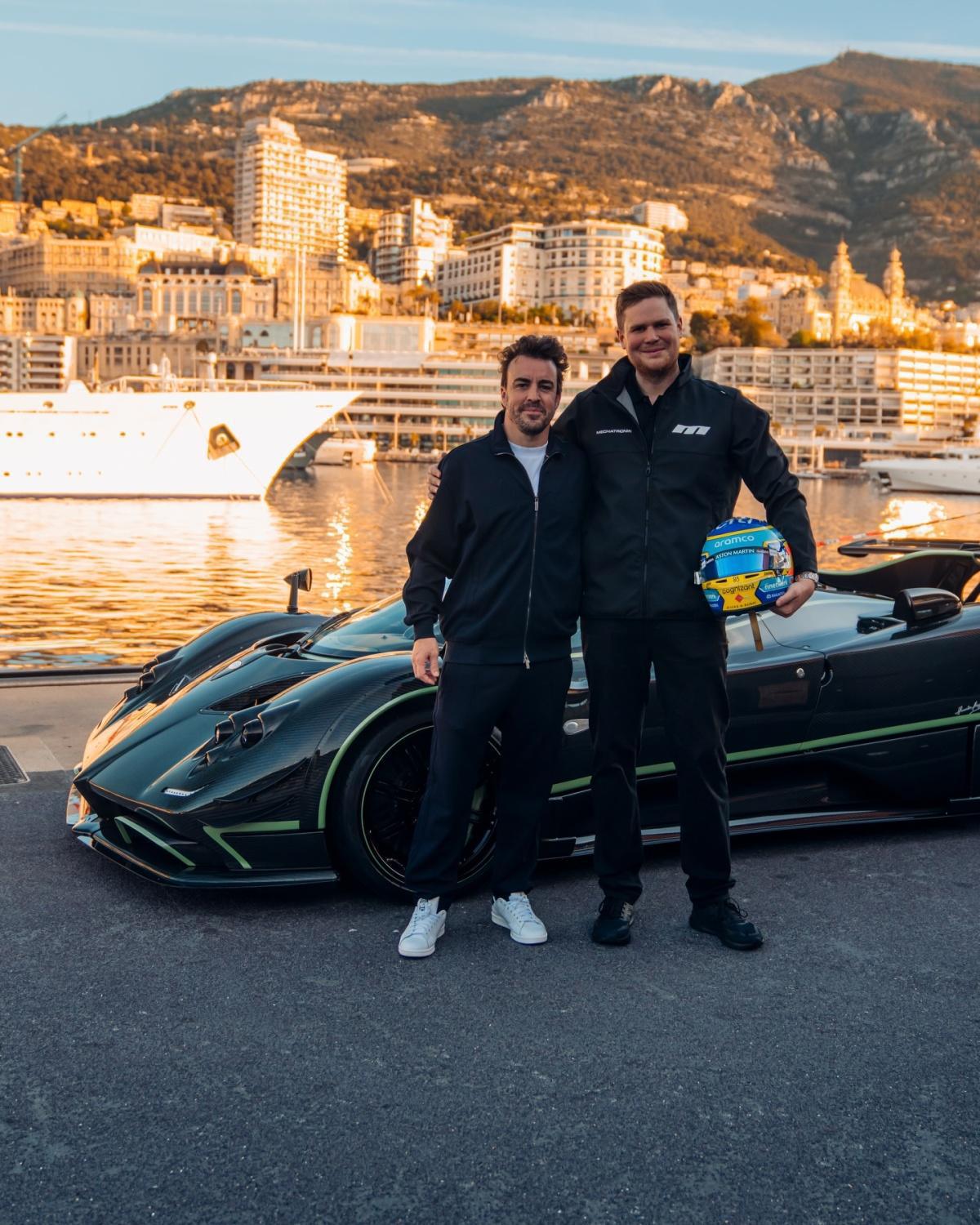 Fernando Alonso compra un Pagani Zonda único por casi 10 millones de dólares