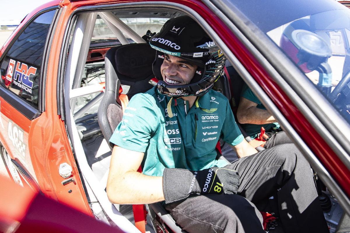 Lance Stroll conduce el Acura NSX original de 1991 para promocionar Honda Heritage Works