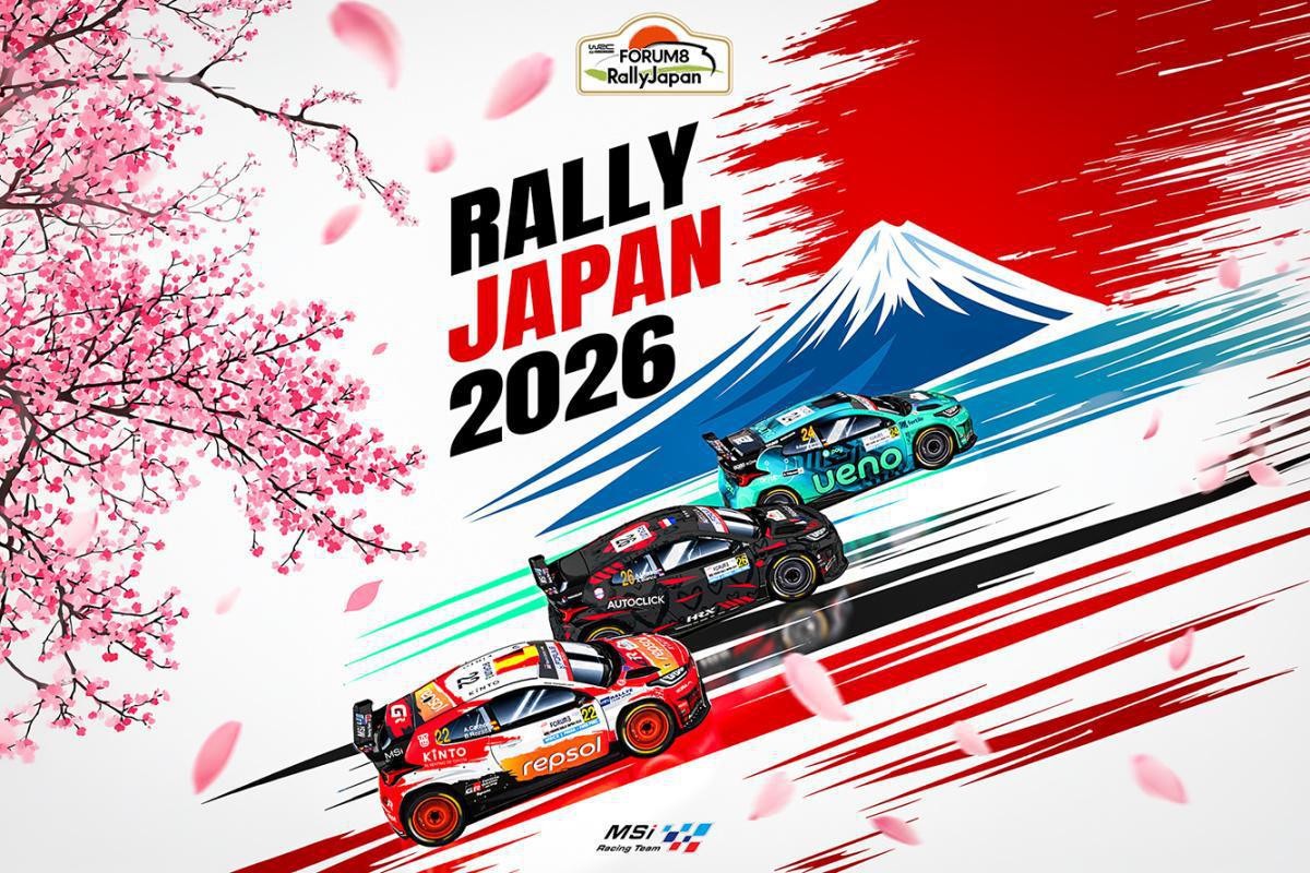 WRC Rally Japón 2026: MSI Racing busca la victoria en Toyota City