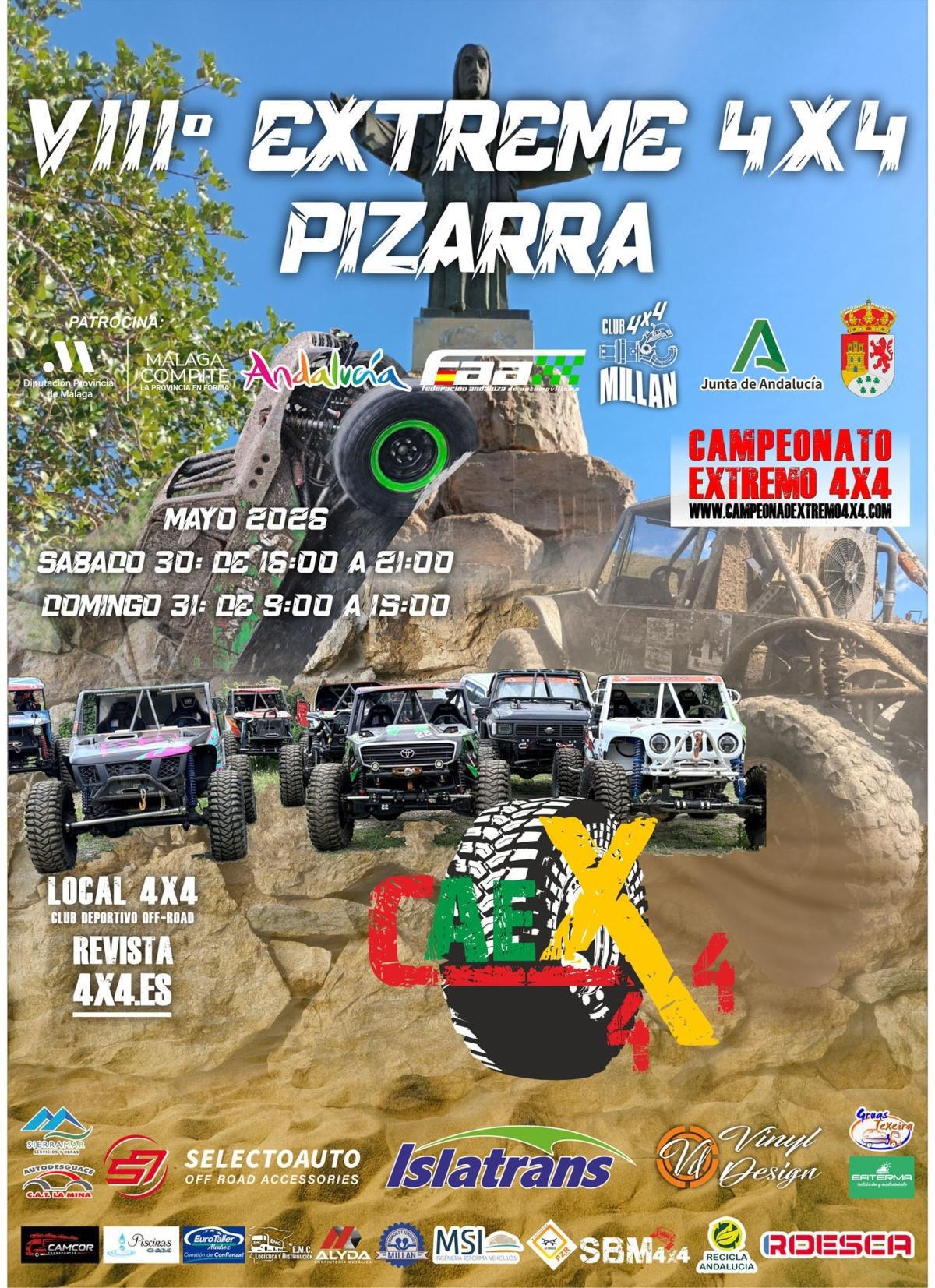 Pizarra acoge el VIII Extreme 4×4 con 20 equipos este fin de semana Pizarra acoge el VIII Extreme 4×4 con 20 equipos este fin de semana