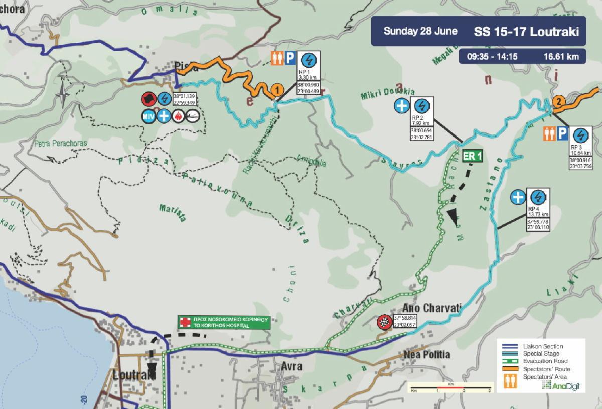 Rally Acrópolis 2026 › SS 15 Loutraki 1 Rally Acrópolis 2026 › SS 15 Loutraki 1