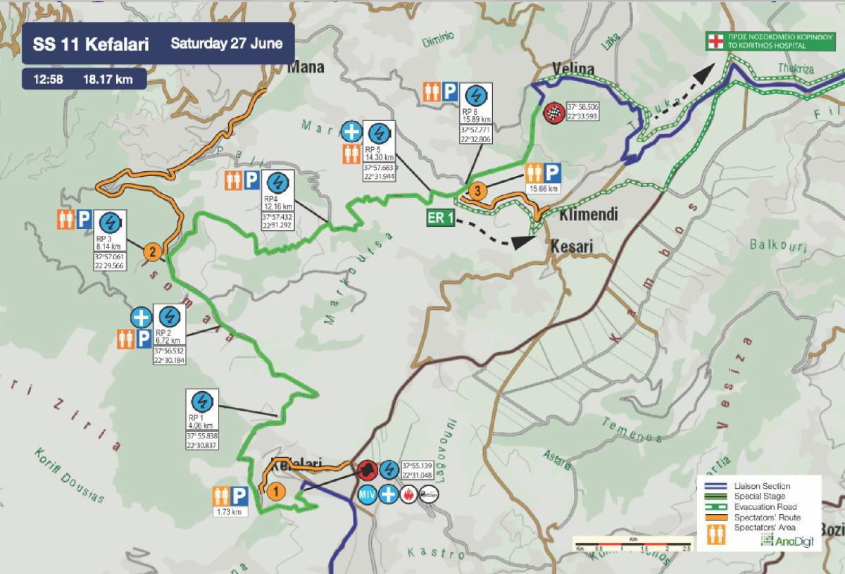 Rally Acrópolis 2026 › SS 11 Kefalari