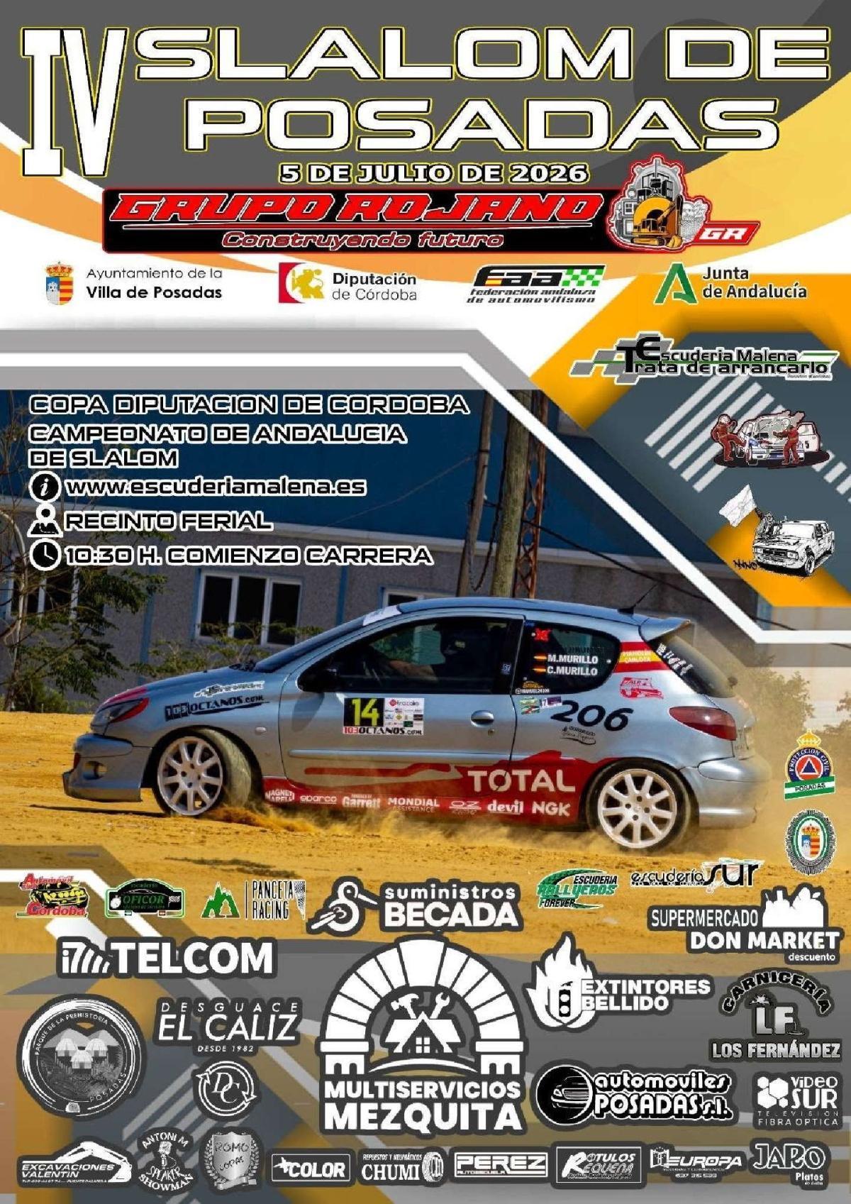 El IV Slalom de Posadas reúne a los líderes del Campeonato de Andalucía El IV Slalom de Posadas reúne a los líderes del Campeonato de Andalucía
