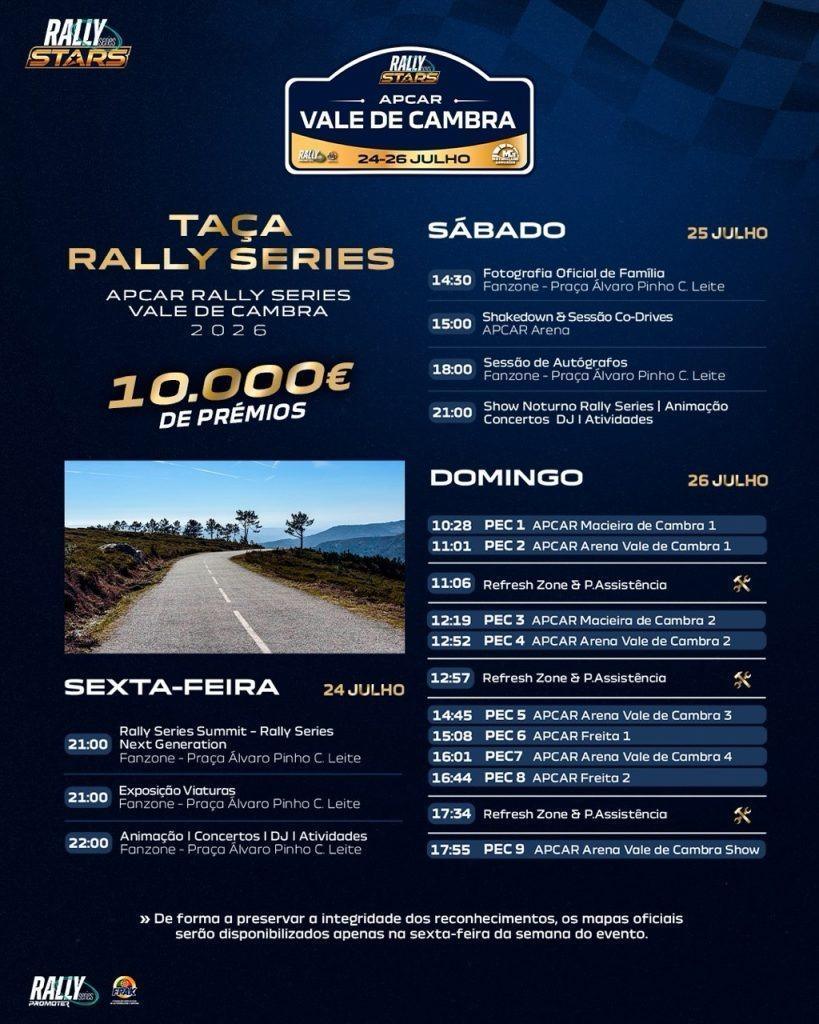 APCAR Rally Series Stars: la primera Taça Rally Series llega a Vale de Cambra APCAR Rally Series Stars: la primera Taça Rally Series llega a Vale de Cambra