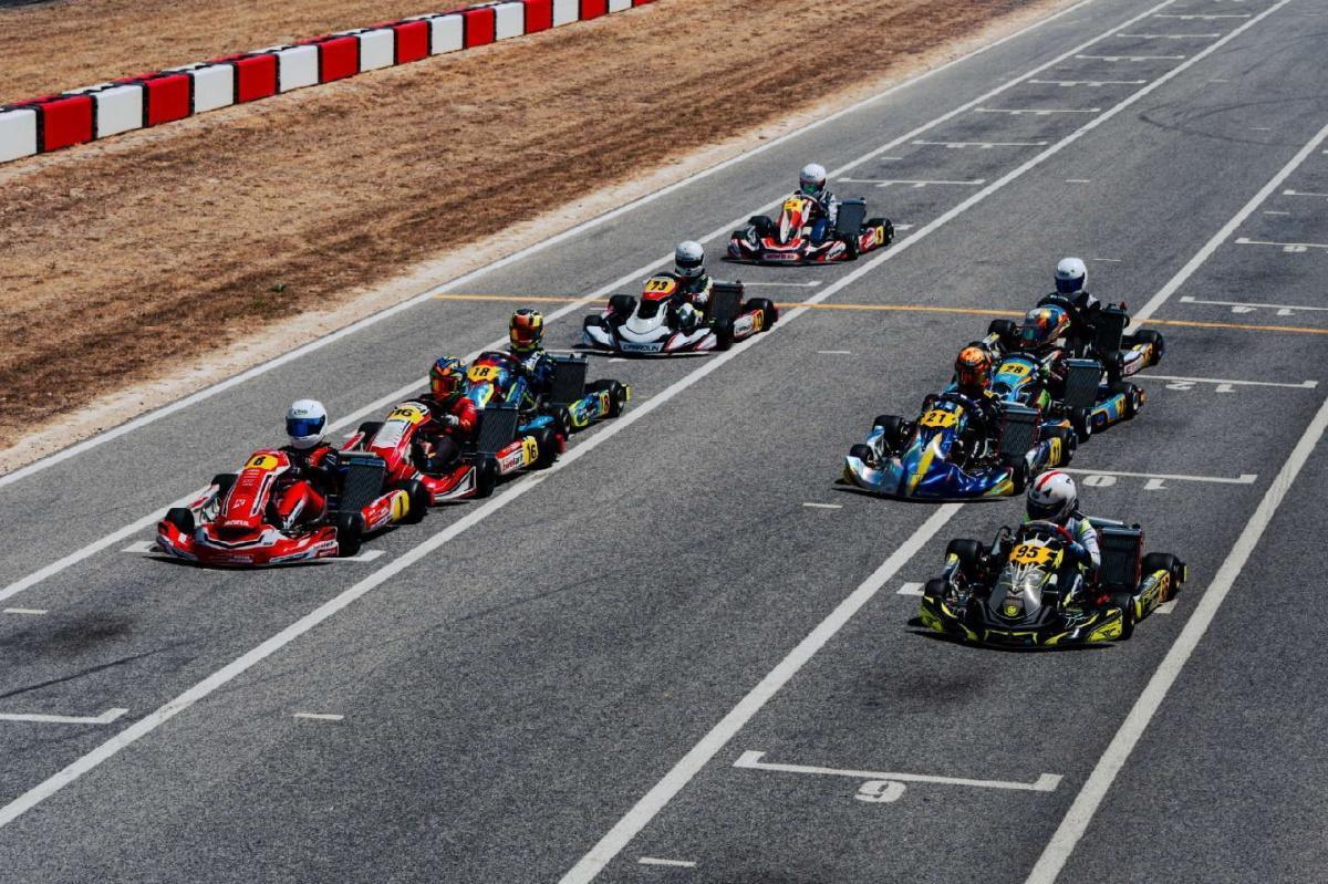 Adrián Jiménez, Reuvers y Guasch firman un pleno en el Karting de Campillos