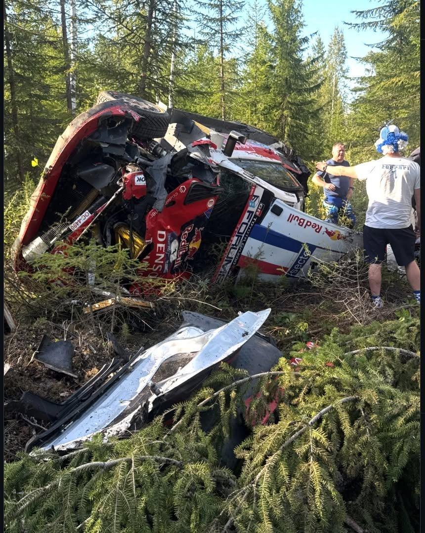 Sami Pajari lidera el Rally de Finlandia tras el escalofriante accidente de Ogier en el TC-17