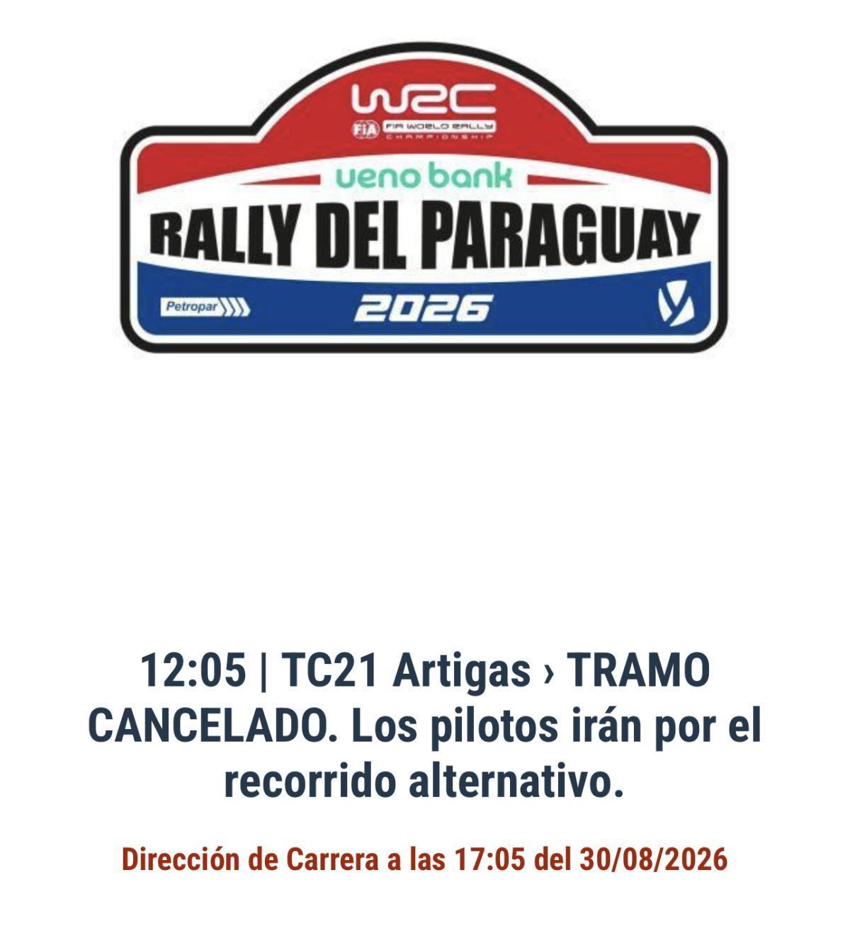Rally del Paraguay 2026 - SS-21 Artigas 2 – 19.60 km