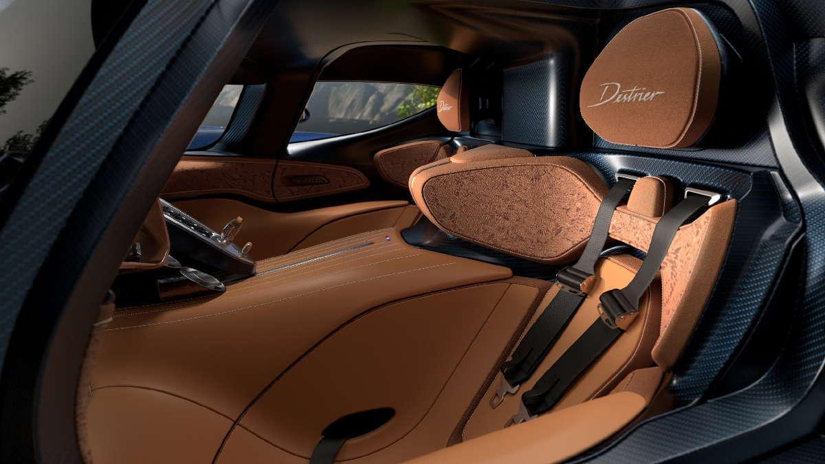 Bugatti Destrier: el one-off de 1.600 CV que fusiona el Bolide con el Type 57 Atlantic