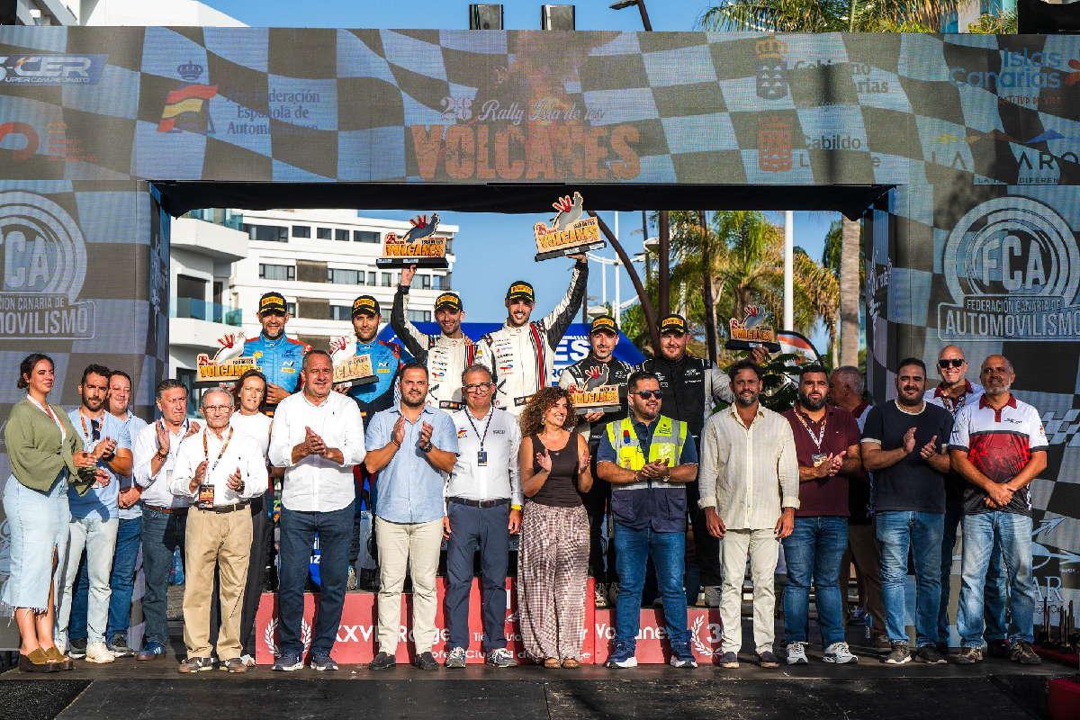 Diego Ruiloba gana el Rallye Isla de Los Volcanes del S-CER por una décima de segundo