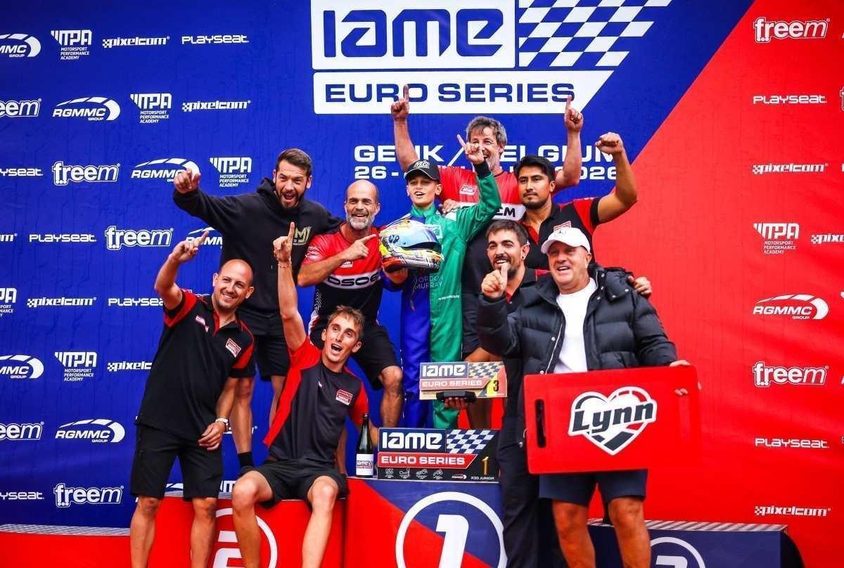 Aarón García e Iván González, campeones de las IAME Euro Series en X30 Sénior y Júnior Aarón García e Iván González, campeones de las IAME Euro Series en X30 Sénior y Júnior