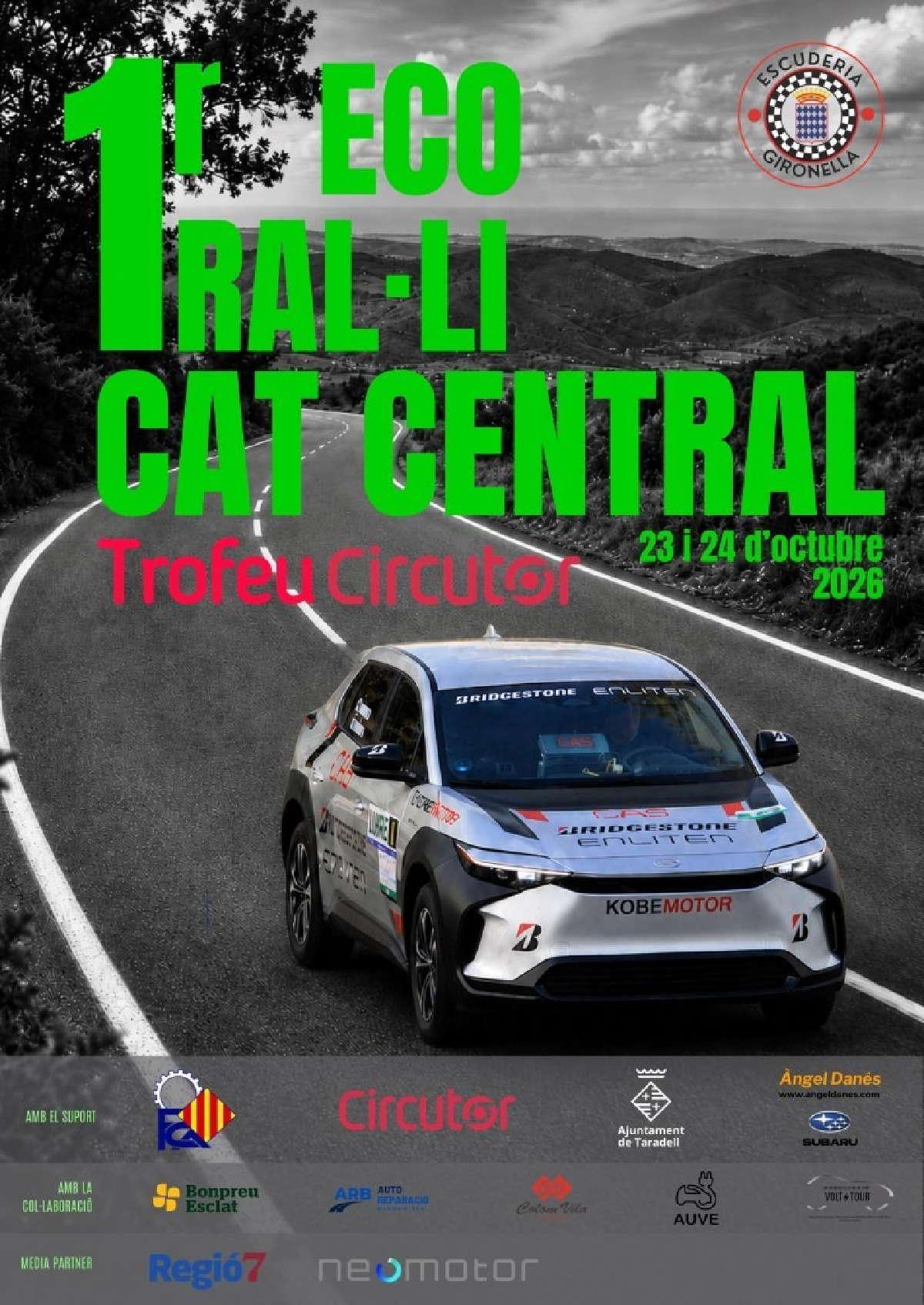 El Rallye Ciudad de Valencia 2026 cierra el CERA los días 23 y 24 de octubre