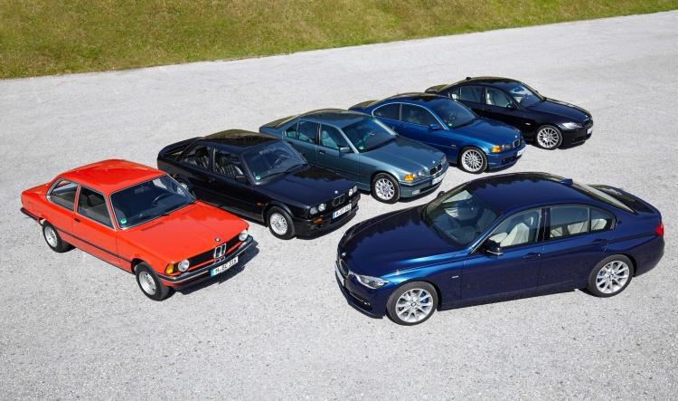 El BMW Serie 3 cumple 50 años: 20 millones de unidades y 7 generaciones