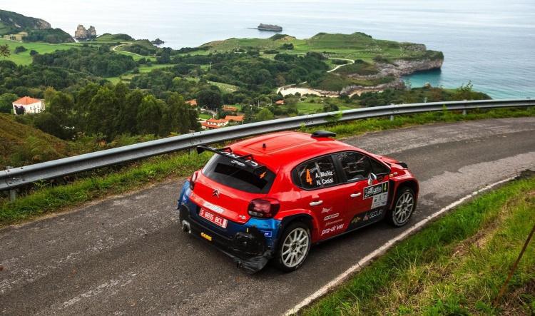 Álvaro Muñiz logra su primer podio con el Citroën Rally Team