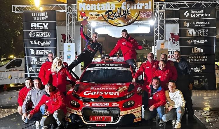 Alberto Ordóñez domina el Rallye Montaña Central
