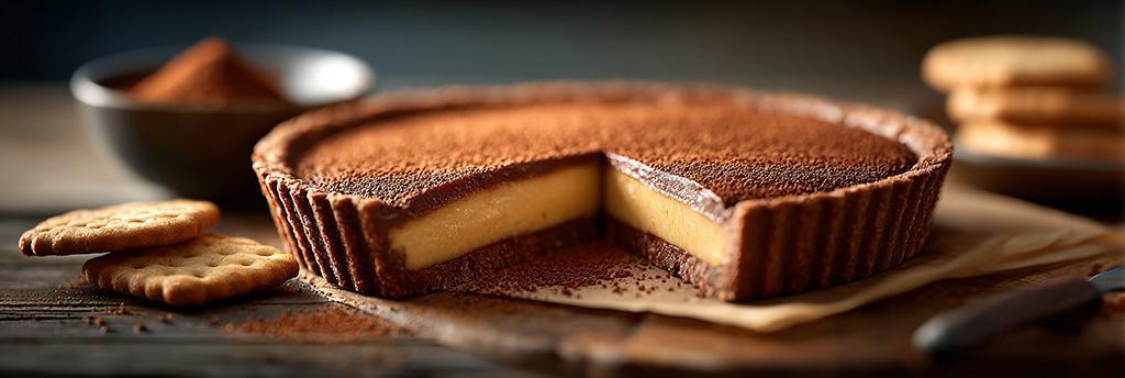 Melktert Twist with Cocoa - South Africa Melktert Twist with Cocoa - South Africa