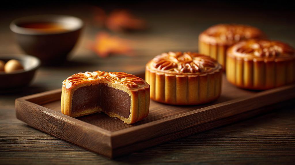 Mooncakes Filled with Cocoa Cream - China Mooncakes Filled with Cocoa Cream - China