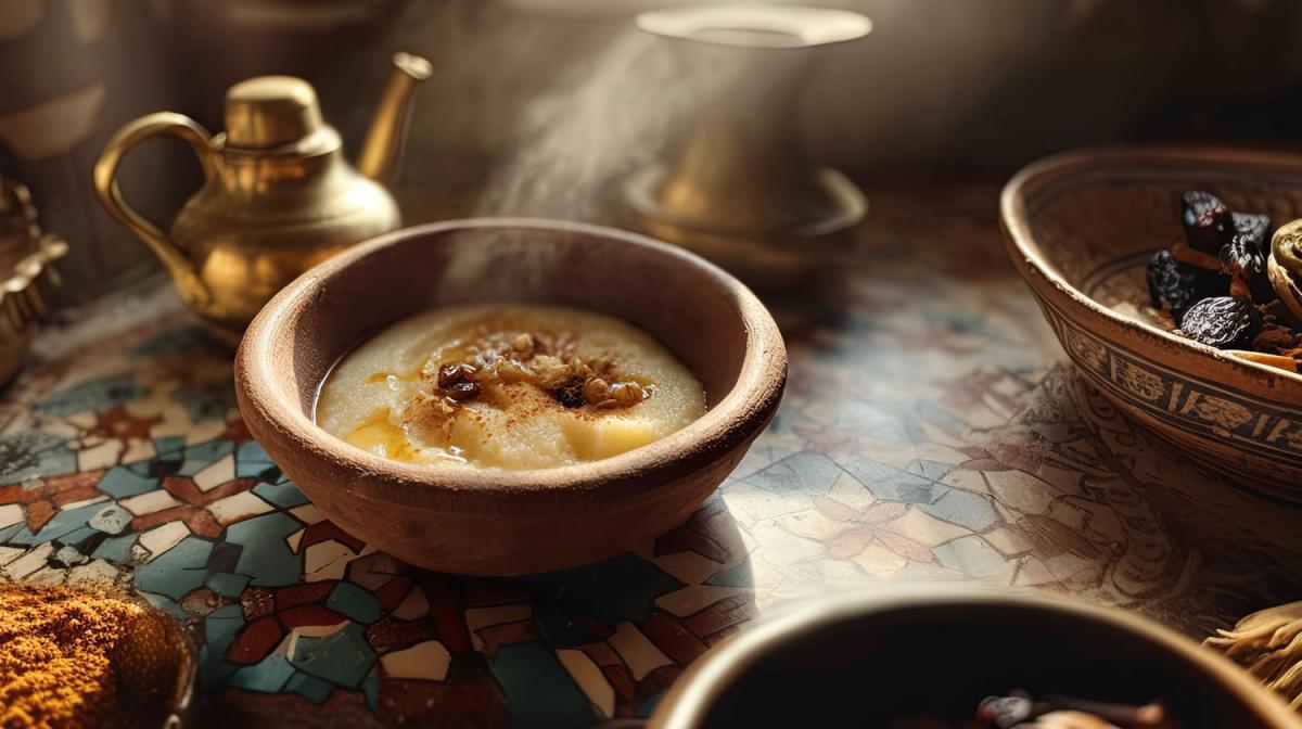 Moroccan Semolina Porridge Moroccan Semolina Porridge